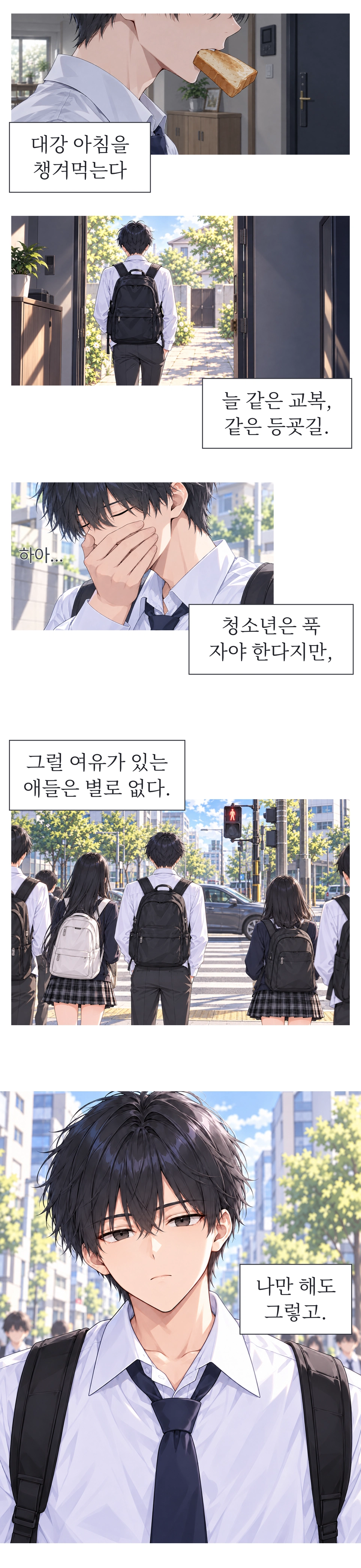 일진녀들이 나를 너무 좋아한다 1화 원고 2