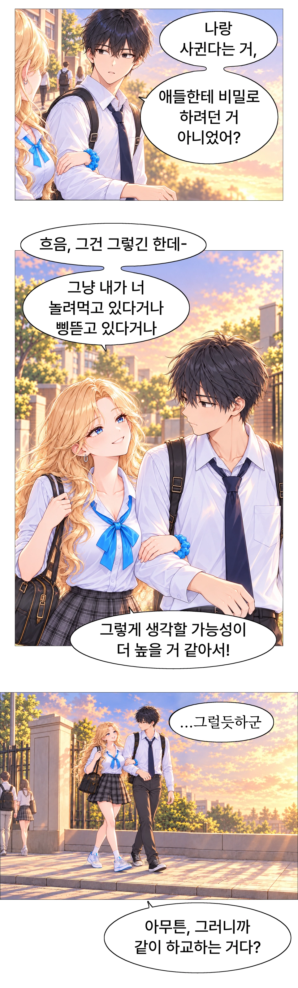 일진녀들이 나를 너무 좋아한다 7화 원고 7