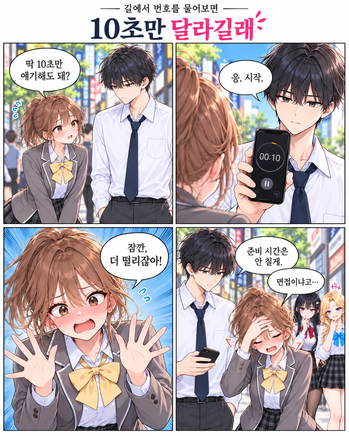 일진녀들이 나를 너무 좋아한다 4화 원고 3