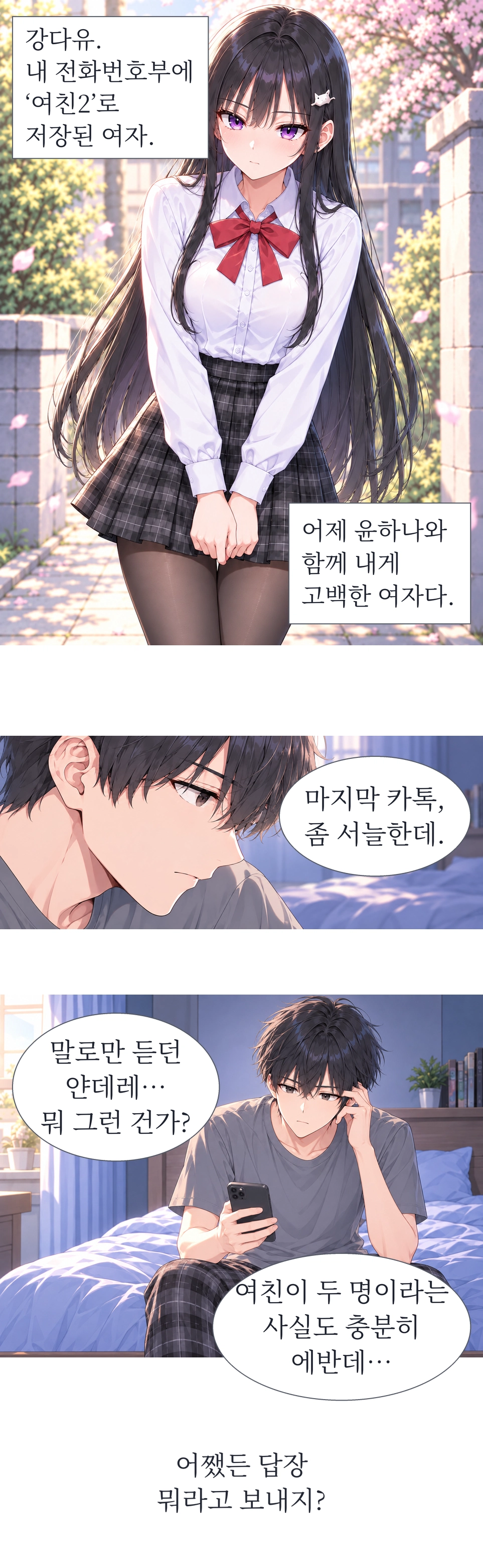 일진녀들이 나를 너무 좋아한다 1화 원고 16