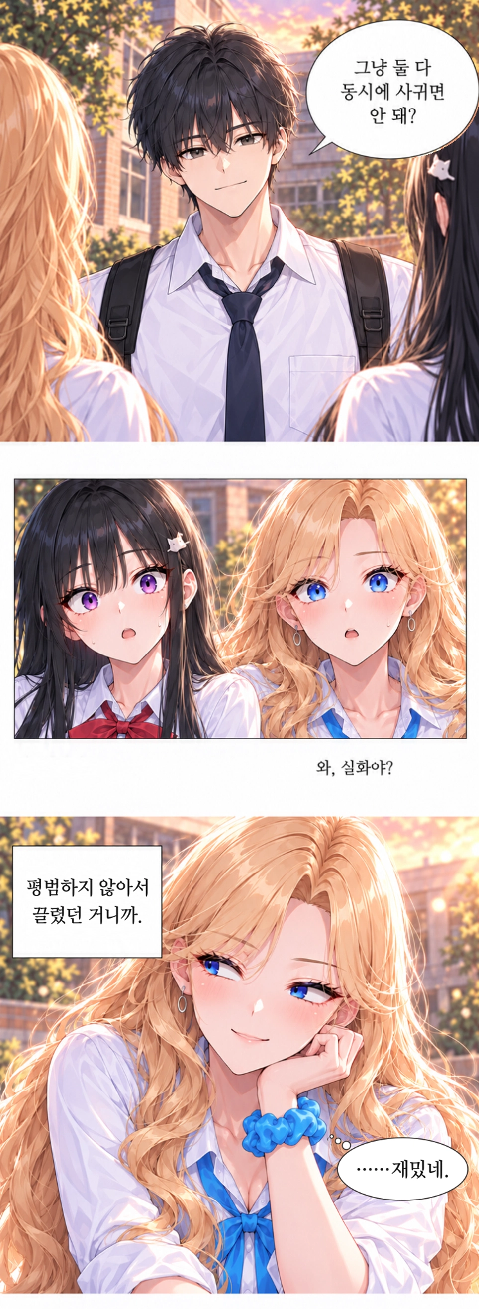 일진녀들이 나를 너무 좋아한다 4화 원고 13