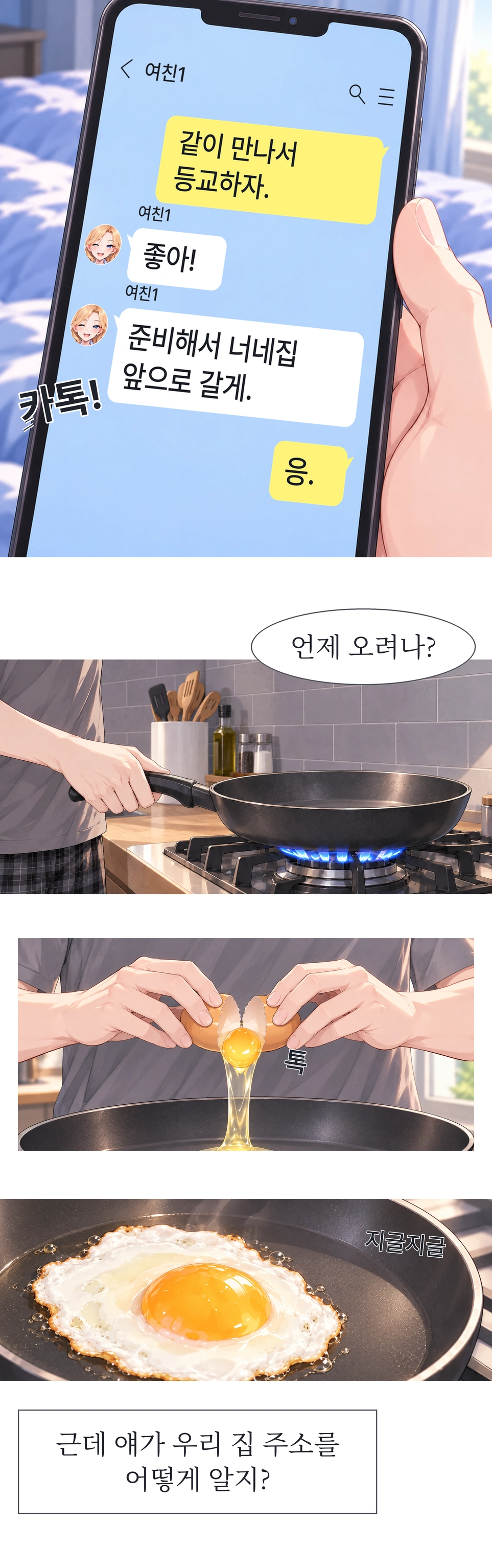 일진녀들이 나를 너무 좋아한다 1화 원고 18