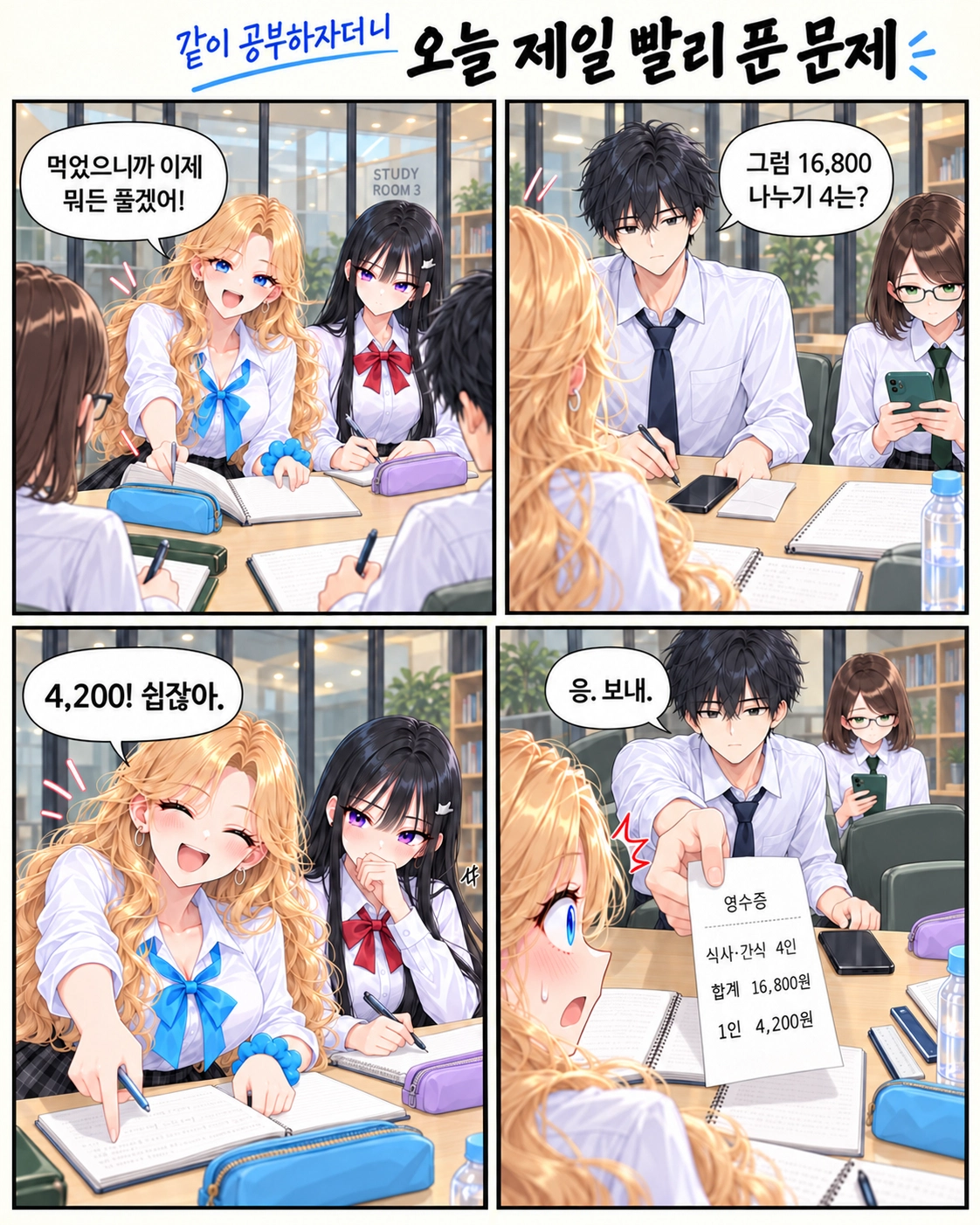 일진녀들이 나를 너무 좋아한다 6화 원고 6
