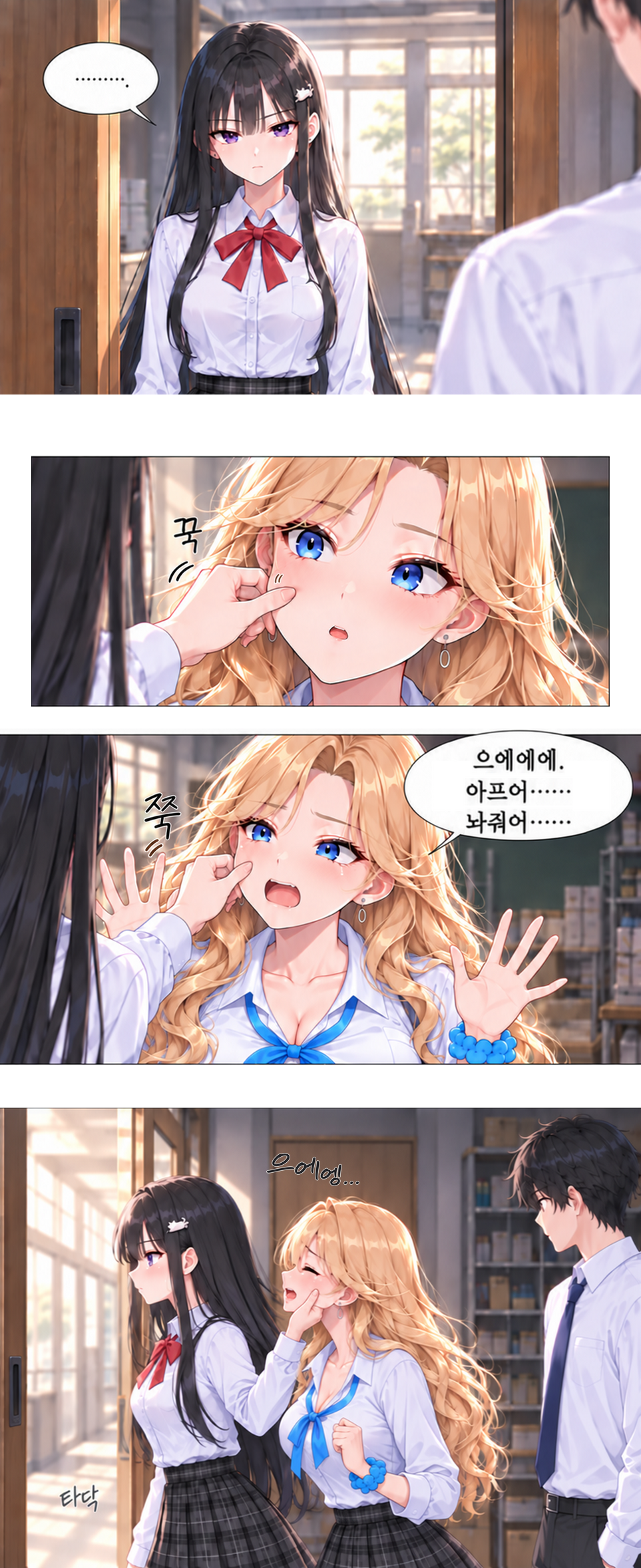 일진녀들이 나를 너무 좋아한다 5화 원고 1