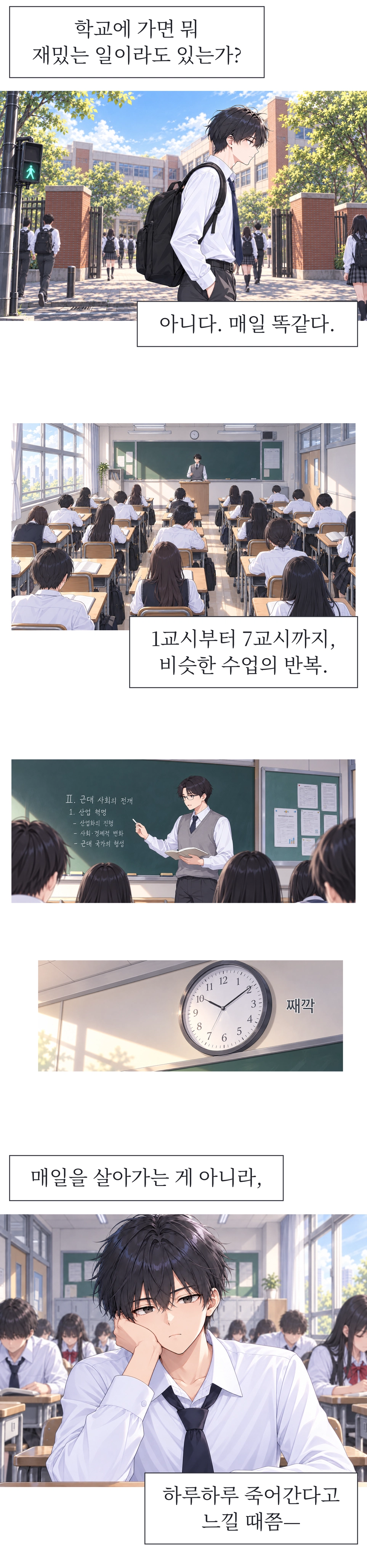 일진녀들이 나를 너무 좋아한다 1화 원고 3